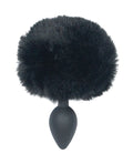 Punishment Punishment Bunny Tail Butt Plug - Black - Image 3
