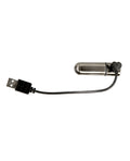 Power Bullet First Class Mini Rechargeable Bullet w/Crystal - 9 Functions Gun Metal - Image 5