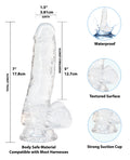 Crystal Addiction Crystal Addiction 7" Dong - Clear - Image 4