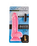 Addiction Addiction Brandon 7.5" Glow in the Dark Dildo - Pink