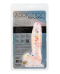 Addiction Addiction Party Marty 7.5" Dildo - Frost/Confetti - Image 2