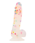 Addiction Addiction Party Marty 7.5" Dildo - Frost/Confetti - Image 3