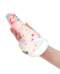 Addiction Addiction Party Marty 7.5" Dildo - Frost/Confetti - Image 5