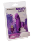 Naughty Nubbies Naughty Nubbies Rechargeable - Purple - Image 2
