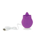 No Brand M'Lady Flickering Tongue & Vibrating Clitoral Stimulator - Purple - Image 3