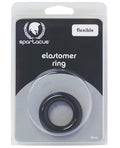 Spartacus Spartacus Elastomer Relaxed Fit Cock Ring - Black