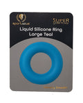 Spartacus Spartacus Liquid Silicone Cock Ring Large - Teal
