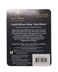 Spartacus Spartacus Liquid Silicone Cock Ring Small - Black - Image 3