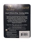 Spartacus Spartacus Liquid Silicone Cock Ring - Smokey White - Image 3