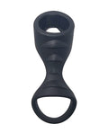 Spartacus Spartacus Liquid Silicone Cock and Ball Sheath - Black - Image 2