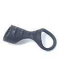 Spartacus Spartacus Liquid Silicone Cock and Ball Sheath - Black - Image 3