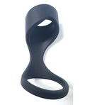Spartacus Spartacus Liquid Silicone Cock and Ball Sheath - Black - Image 4