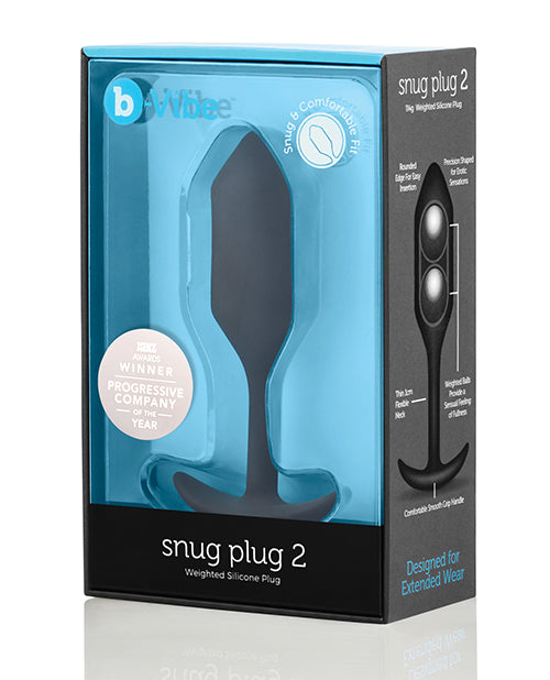b-vibe b-Vibe Weighted Snug Plug 2 - 114 g Black
