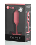 b-vibe b-Vibe Weighted Snug Plug 2 - 114 g Coral