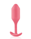 b-vibe b-Vibe Weighted Snug Plug 2 - 114 g Coral - Image 3