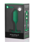 b-vibe b-Vibe Weighted Snug Plug 2 - 114 g Green