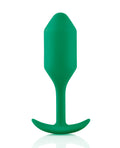 b-vibe b-Vibe Weighted Snug Plug 2 - 114 g Green - Image 2