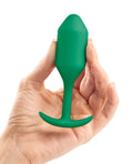 b-vibe b-Vibe Weighted Snug Plug 2 - 114 g Green - Image 4