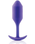b-vibe b-Vibe Weighted Snug Plug 2 - 114 g Purple - Image 4