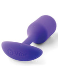 b-vibe b-Vibe Weighted Snug Plug 2 - 114 g Purple - Image 2