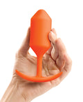 b-vibe b-Vibe Weighted Snug Plug 3 - 180 g Orange - Image 4