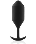 b-vibe b-Vibe Weighted Snug Plug 4 - 256 g Black - Image 3