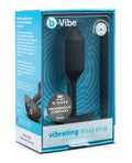 b-vibe b-Vibe Vibrating Weighted Snug Plug M - 112 g Black