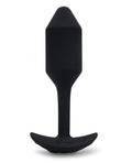 b-vibe b-Vibe Vibrating Weighted Snug Plug M - 112 g Black - Image 3