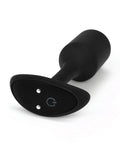 b-vibe b-Vibe Vibrating Weighted Snug Plug M - 112 g Black - Image 4