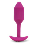 b-vibe b-Vibe Vibrating Weighted Snug Plug M - 112 g Rose - Image 3