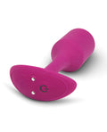 b-vibe b-Vibe Vibrating Weighted Snug Plug M - 112 g Rose - Image 4