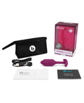 b-vibe b-Vibe Vibrating Weighted Snug Plug M - 112 g Rose - Image 5