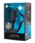 b-vibe b-Vibe Snug & Tug Weighted Silicone & Penis Ring - 128 g Black - Image 2