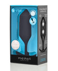 b-vibe b-Vibe Weighted Snug Plug 6 - 515 g Black