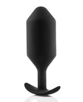 b-vibe b-Vibe Weighted Snug Plug 6 - 515 g Black - Image 3