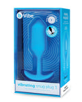 b-vibe b-Vibe Vibrating Snug Plug - Large Blue