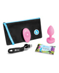 b-vibe b-Vibe Vibrating Heart Plug S/M - Pink - Image 5