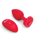 b-vibe b-Vibe Vibrating Heart Plug M/L - Red - Image 4