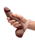 b-vibe b-Vibe Slipskin 6" Girthy - Brown - Image 5