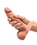 b-vibe b-Vibe Slipskin 6" Girthy - Mocha - Image 5