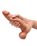 b-vibe b-Vibe Slipskin 8" Girthy - Mocha - Image 5