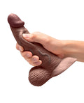 b-Vibe Slipskin 6.5" Curvy - Brown (5)