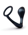 b-vibe b-Vibe Butties Ringer Cock Ring & Prostate Plug - Black - Image 2