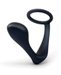 b-vibe b-Vibe Butties Ringer Cock Ring & Prostate Plug - Black - Image 3