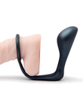 b-vibe b-Vibe Butties Ringer Cock Ring & Prostate Plug - Black - Image 5