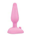 b-vibe b-Vibe Beginner's Vibrating Tapered Butt Plug - Pink - Image 2