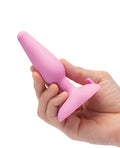 b-vibe b-Vibe Beginner's Vibrating Tapered Butt Plug - Pink - Image 4