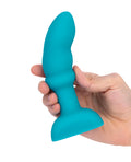 b-vibe b-Vibe Remote Control Rimming P-Spot Plug - Blue - Image 4