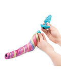 b-vibe b-Vibe Unicorn Tail Vibrating Butt Plug - Special Edition - Image 4