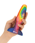 b-vibe b-Vibe Peace & Love Tie-Dye Rimming Plug - Special Edition - Image 4